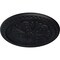 Ekena Millwork Emeryville Ceiling Medallion, Hand-Painted Steel Gray, 16 7/8"OD x 5/8"P CM16ERSGS - alternate 4